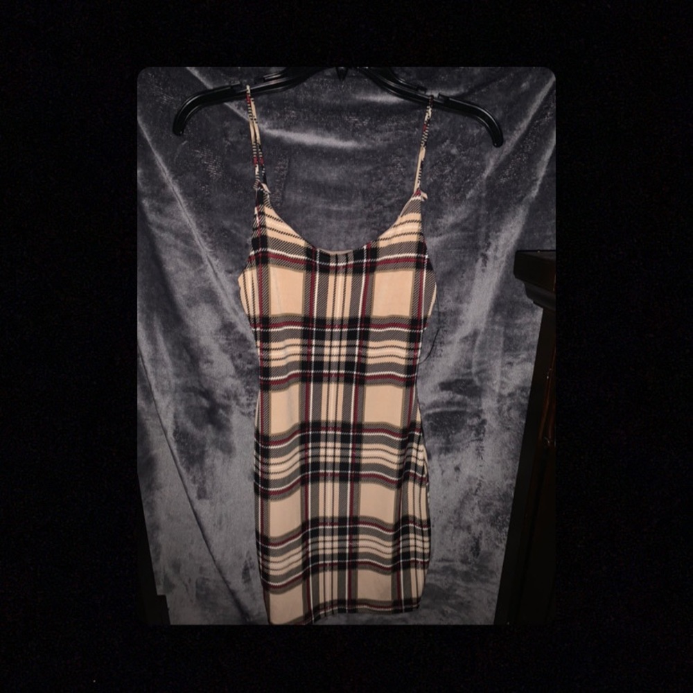 A mini dress